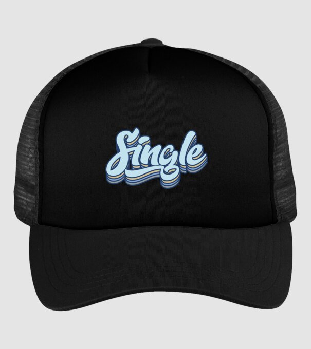 Retro single model negru pe tricou