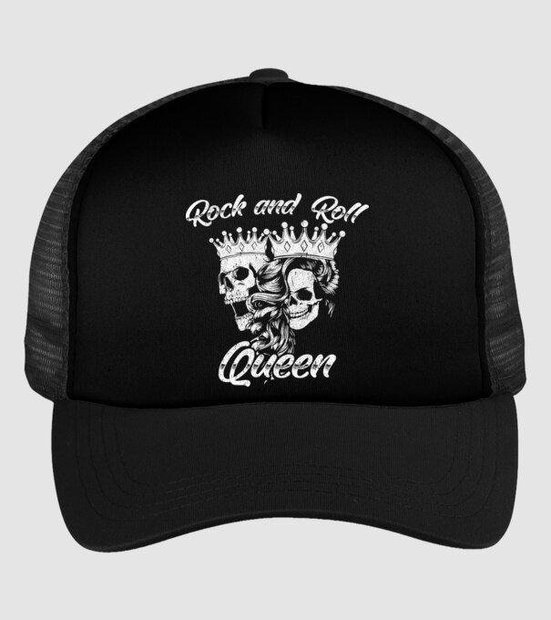 RNR QUEEN model negru pe tricou