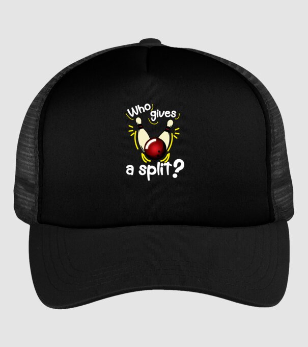 Who gives a split model negru pe tricou