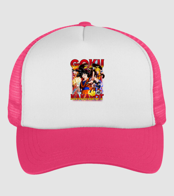 goku dragonball model roz neon pe tricou