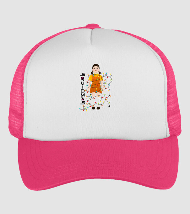 squidmas girl model roz neon pe tricou