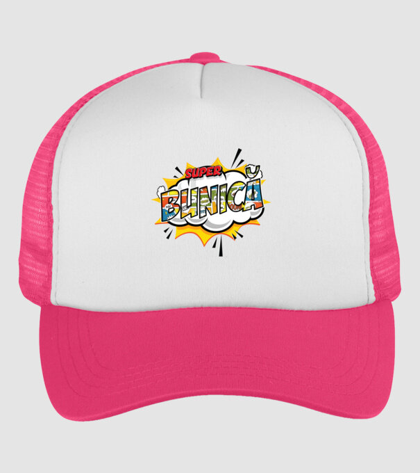 Super Bunică model roz neon pe tricou