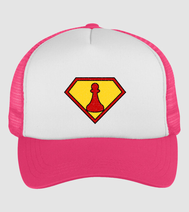 SuperChess pion de șah model roz neon pe tricou