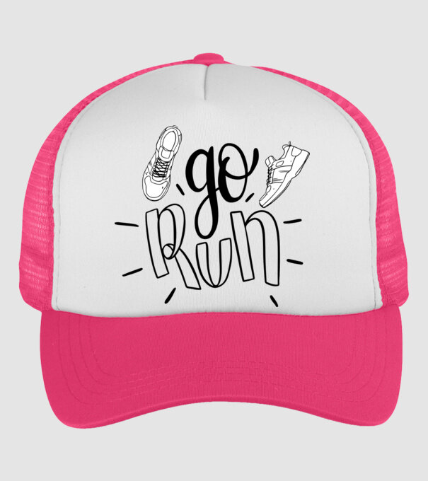Go run 2c model roz neon pe tricou