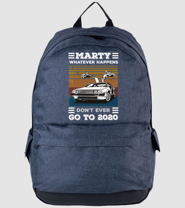 Marty don't ever go to 2020 model albastru jeanși pe tricou