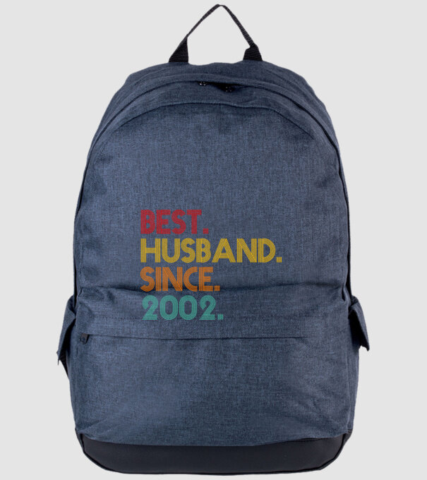 best husband since 2002 retro model albastru jeanși pe tricou