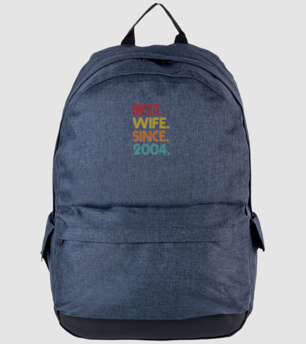 best wife since 2004 retro model albastru jeanși pe tricou