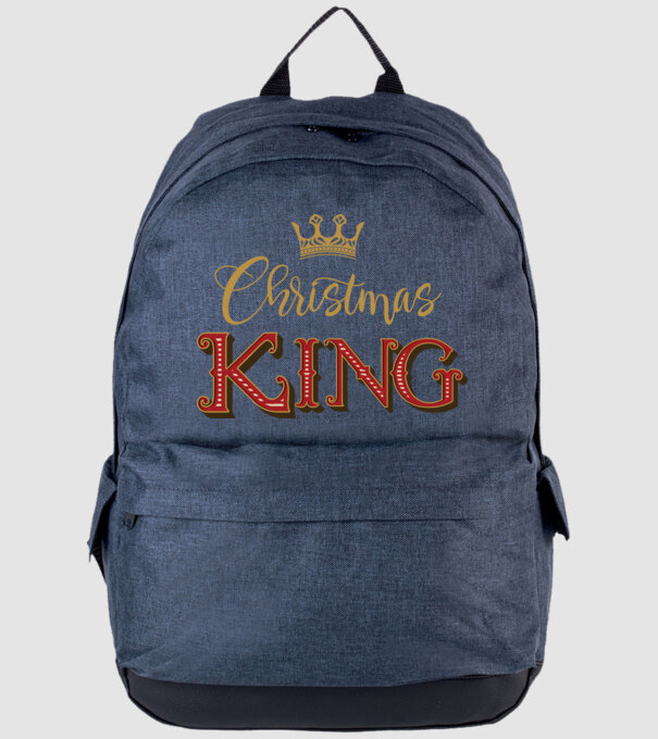 Christmas King model albastru jeanși pe tricou