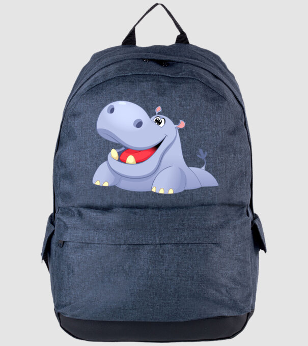 Cute Hippo model albastru jeanși pe tricou