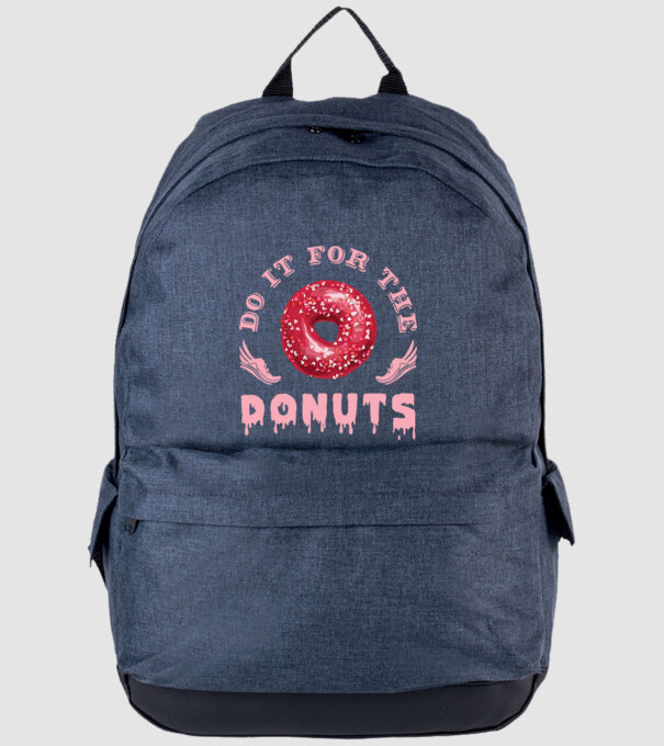 Do it for the donuts model albastru jeanși pe tricou