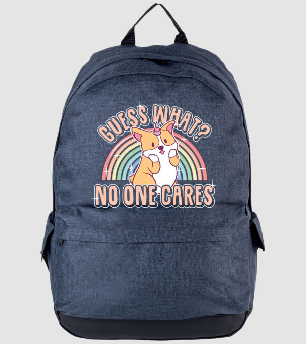 Guess what corgicorn model albastru jeanși pe tricou