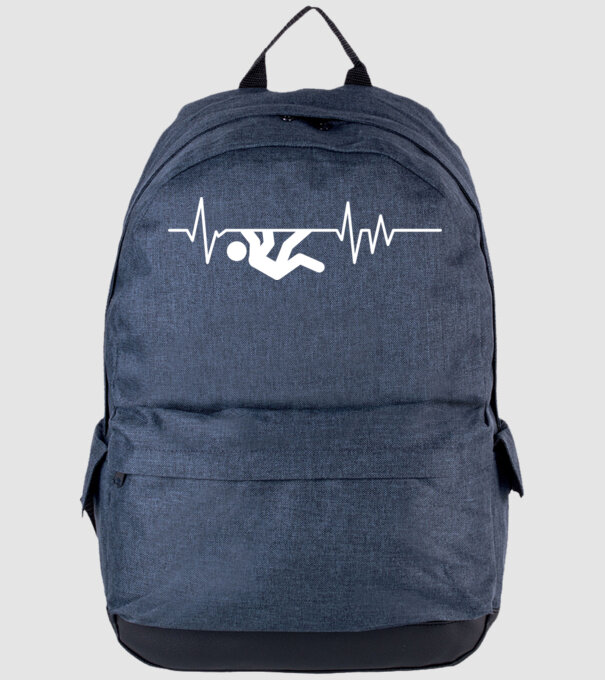 Heartbeat escaladare model albastru jeanși pe tricou
