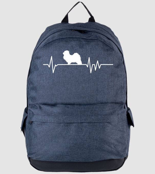 Heartbeat silueta Havanez model albastru jeanși pe tricou
