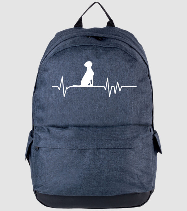 Heartbeat silueta Vijla model albastru jeanși pe tricou