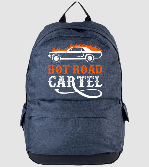 Hot road cartel model albastru jeanși pe tricou