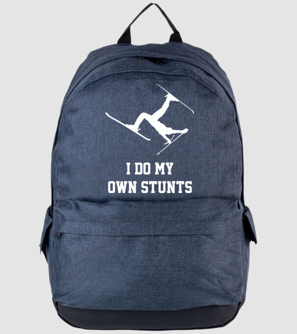 I do my own stunts model albastru jeanși pe tricou