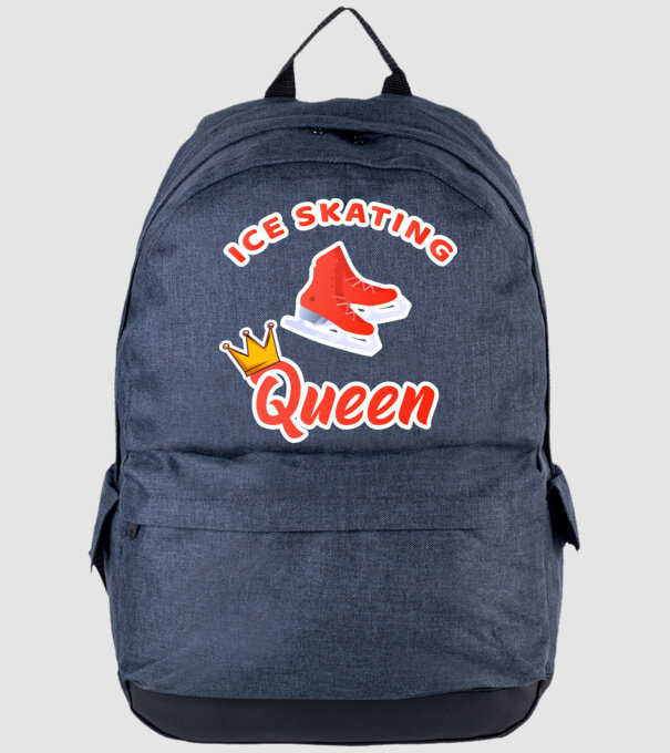 Ice skatin Queen model albastru jeanși pe tricou
