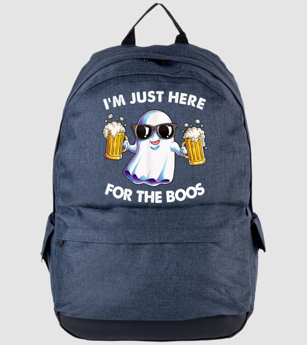 Im just here for the boos model albastru jeanși pe tricou