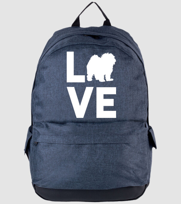 LOVE Bolognese model albastru jeanși pe tricou