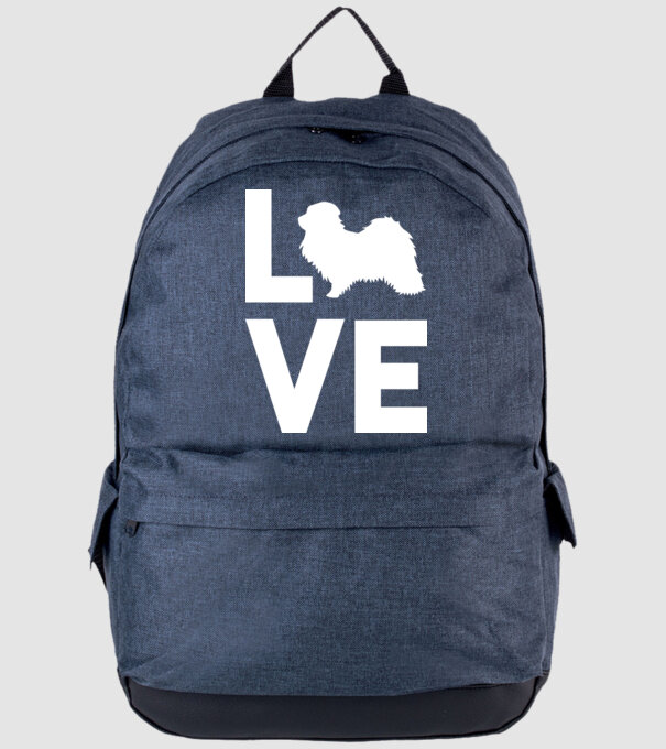 LOVE Havanese model albastru jeanși pe tricou