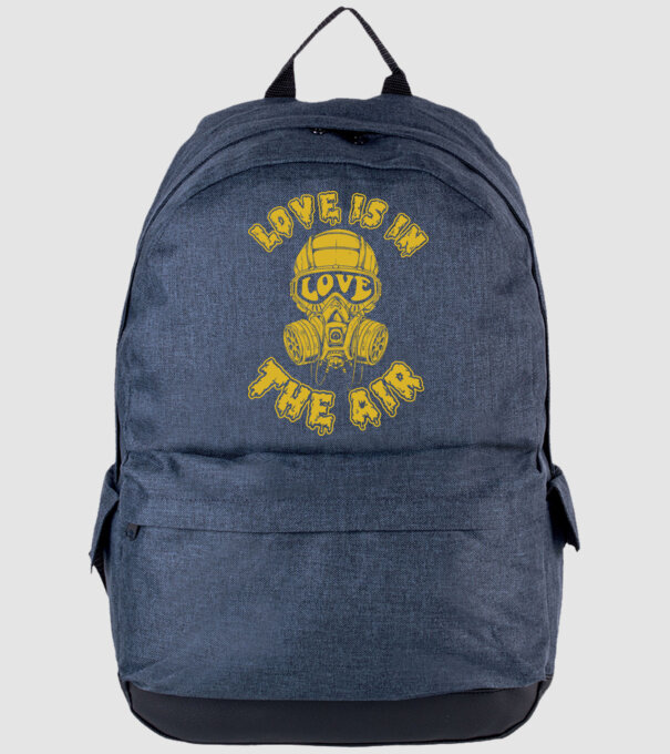 Love is in the air yellow model albastru jeanși pe tricou