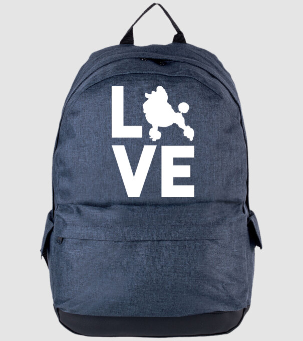 LOVE Pudel model albastru jeanși pe tricou