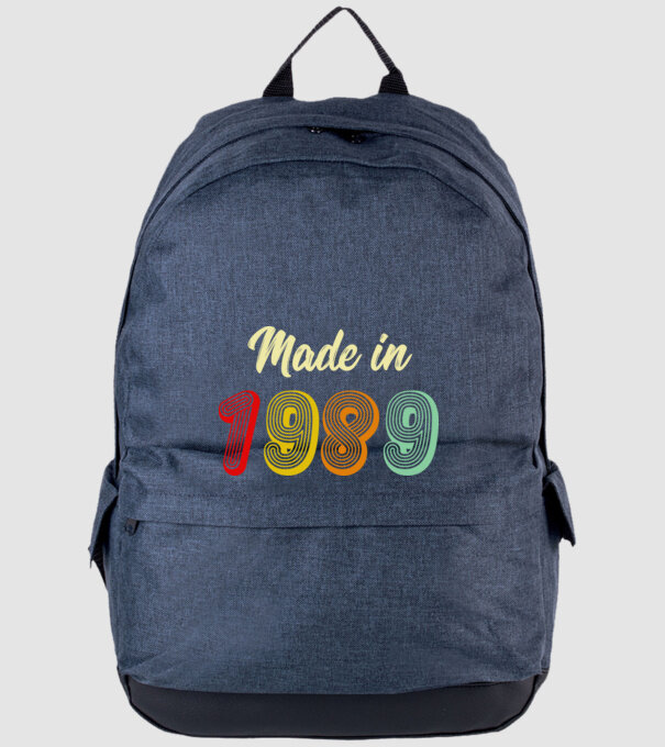 made in 1989 retro model albastru jeanși pe tricou