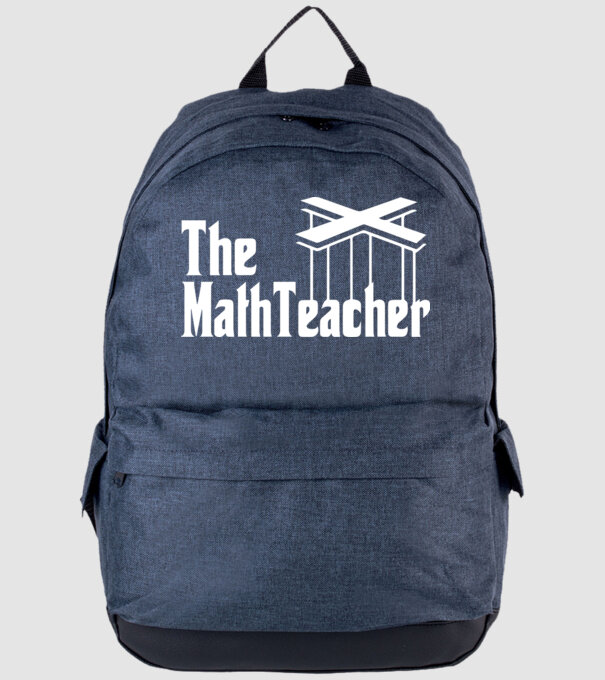 Profesor de matematică Mathteacher Godfather model albastru jeanși pe tricou