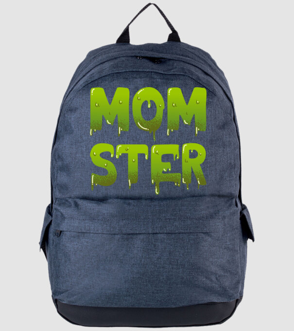 Momster model albastru jeanși pe tricou