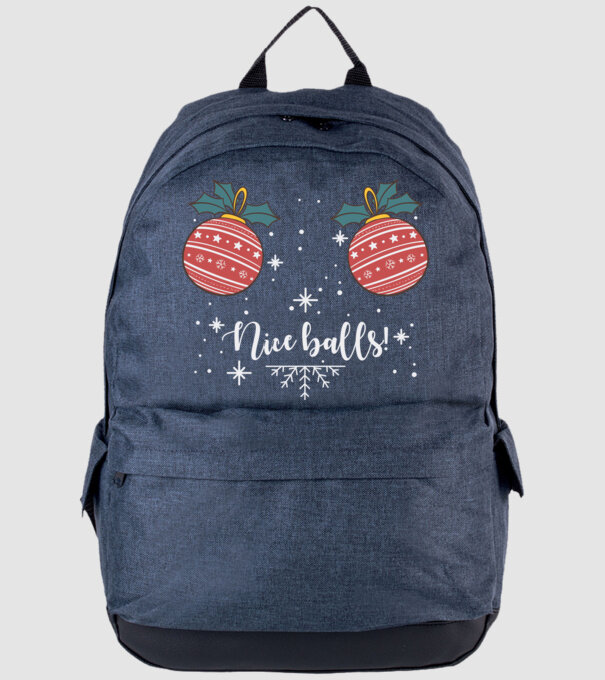 Nice Balls model albastru jeanși pe tricou