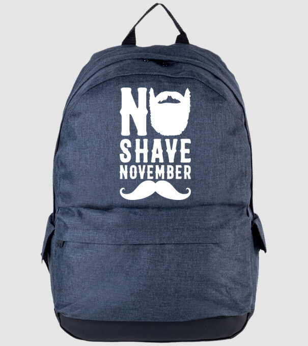 No shave november model albastru jeanși pe tricou