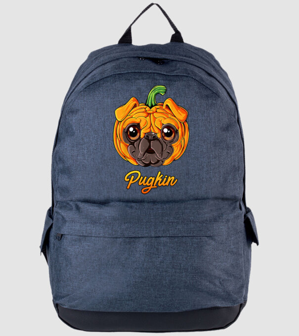 Pugkin model albastru jeanși pe tricou
