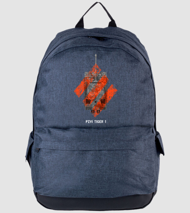 PZVI Tiger 1 heavy wot class model albastru jeanși pe tricou