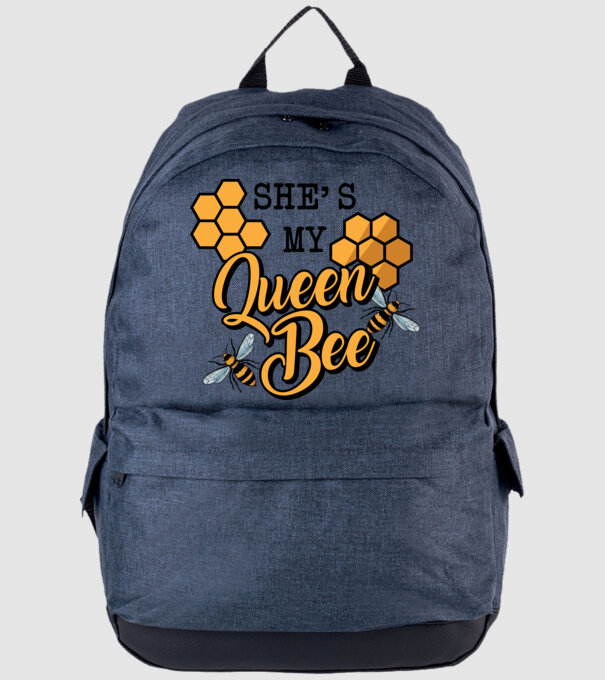 Queen Bee model albastru jeanși pe tricou