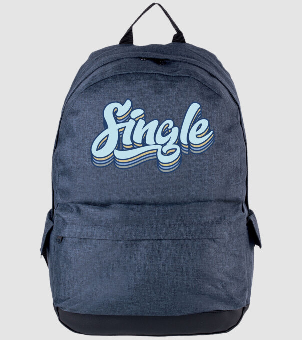 Retro single model albastru jeanși pe tricou
