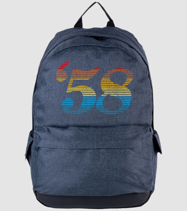 Retro Birthday 1958 model albastru jeanși pe tricou