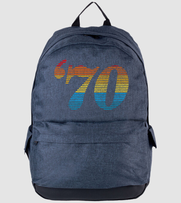 Retro Birthday 1970 model albastru jeanși pe tricou