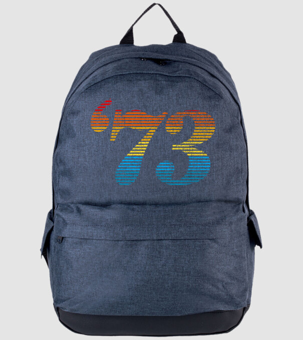 Retro Birthday 1973 model albastru jeanși pe tricou