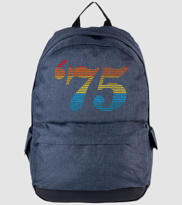 Retro Birthday 1975 model albastru jeanși pe tricou