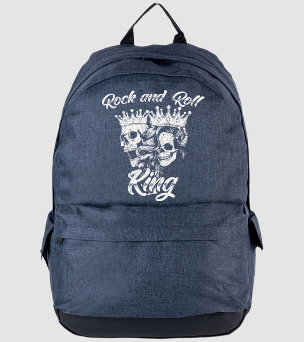 RNR KING model albastru jeanși pe tricou