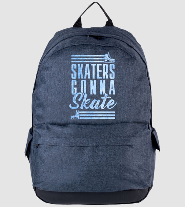 skaters gonna skate model albastru jeanși pe tricou
