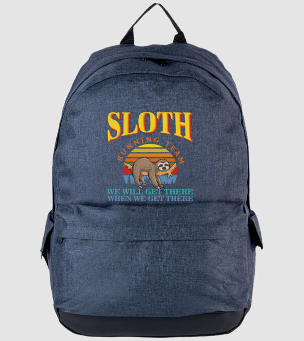 SLOTH running team model albastru jeanși pe tricou