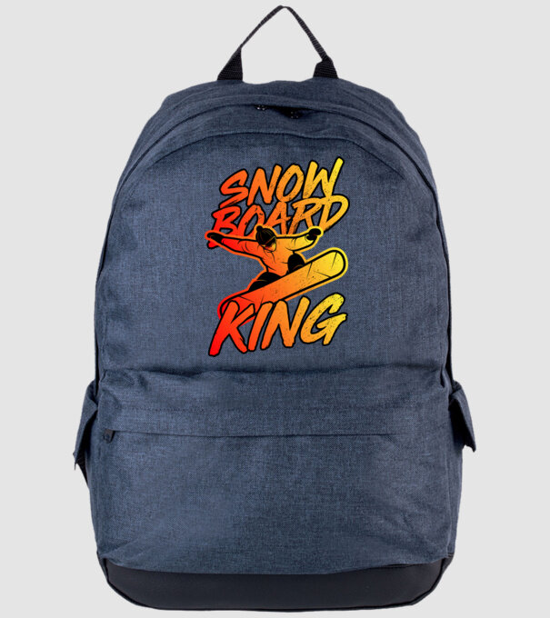 snowboard king model albastru jeanși pe tricou