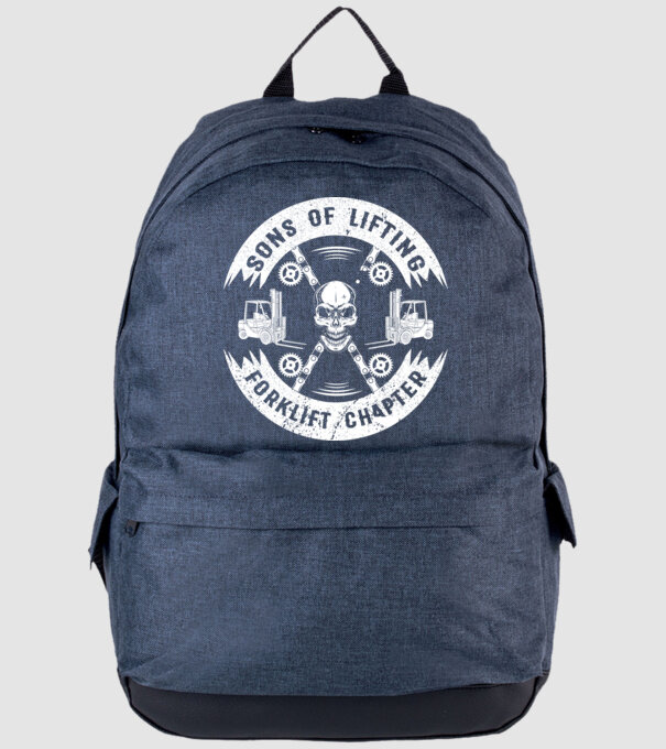 SONS OF LIFTING model albastru jeanși pe tricou