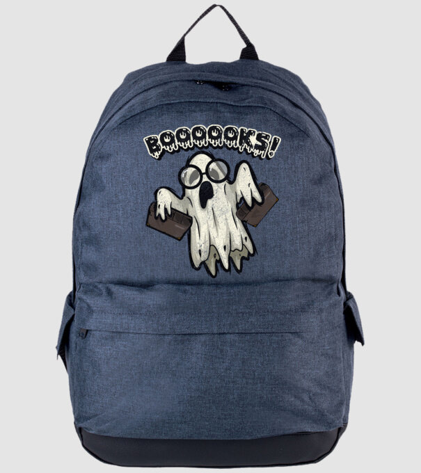 Spooky booookworm model albastru jeanși pe tricou