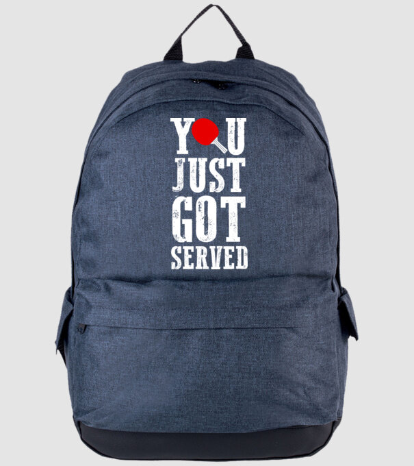 You just got served model albastru jeanși pe tricou