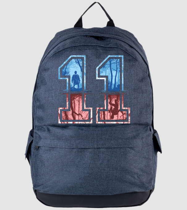 11 eleven stranger things model albastru jeanși pe tricou