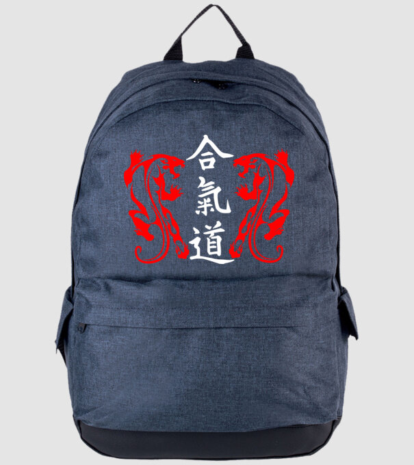 Aikido 2 model albastru jeanși pe tricou