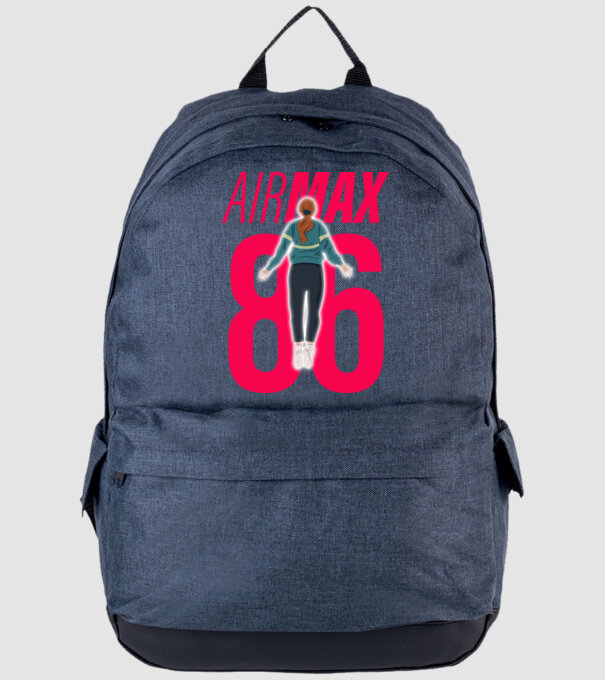 air max 86 stranger things model albastru jeanși pe tricou