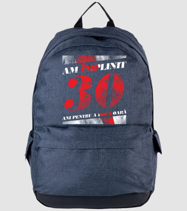 Am împlinit 30 ani pentru a doua oară model albastru jeanși pe tricou